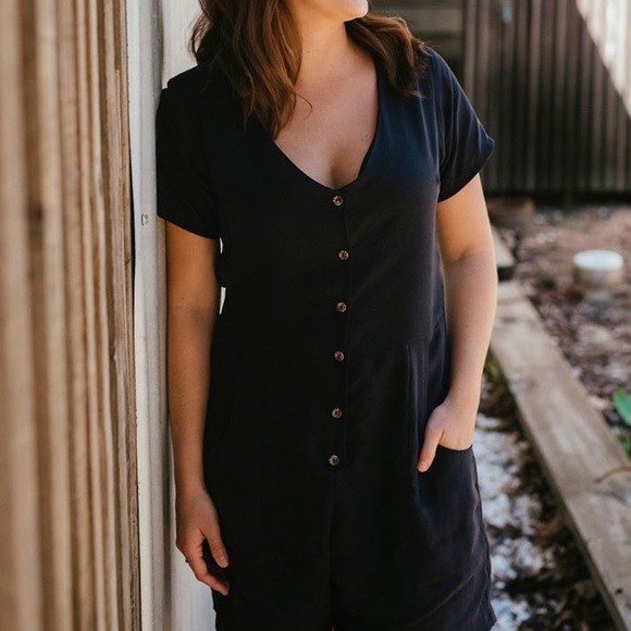 NWT Eco friendly Tasi Travels Romper / Tencel & Hemp 🌾 - Picture 2 of 4